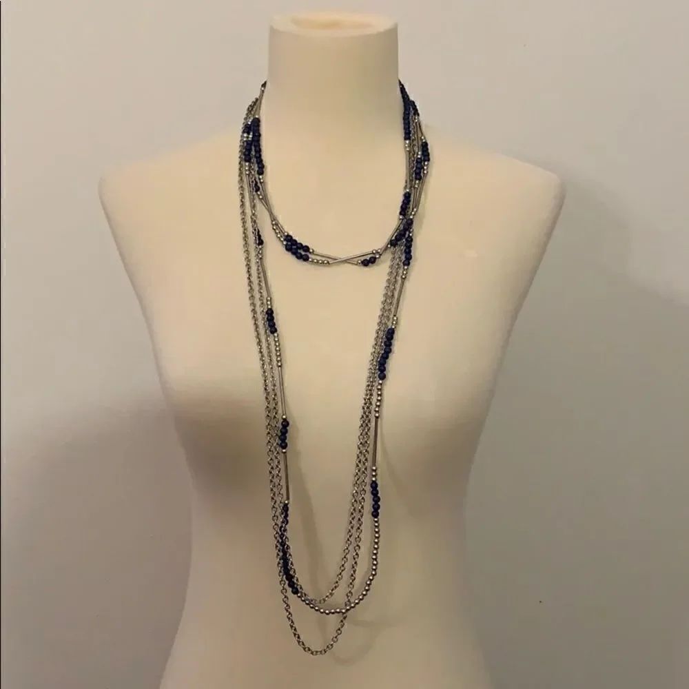 Premier Designs True Blue necklace - Picture 3 of 5
